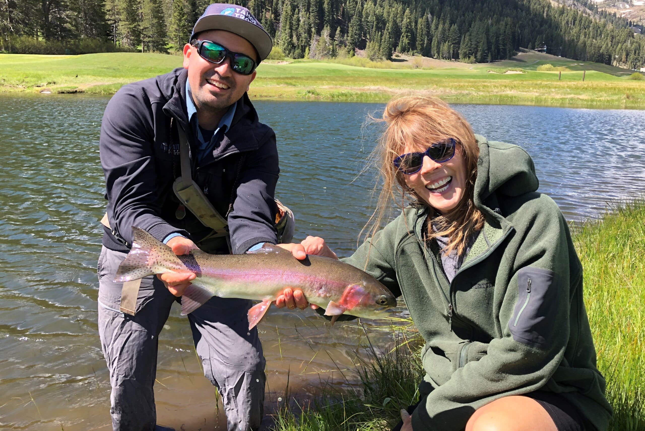 Biginner, easy, fun, fly fishing classes in lake tahoe