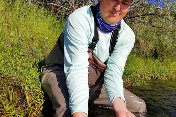 A trophy little Truckee River rainbow trout taken near lake tahoe on a half day guide trip