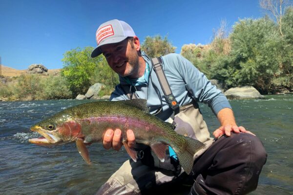 A big Truckee Trout rainbow trout in Nevada