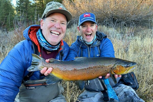 The fall.prduces huge brown trout annually on the Little Truckee River near lake tahoe.
