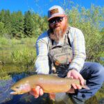 A giant Little Truckee River rainbow trout