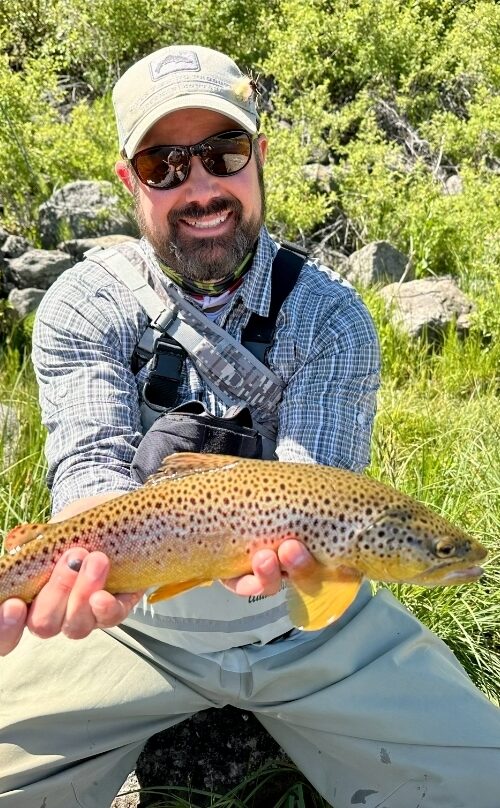 Justin fishes with us every year and always finds a few🙌