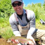 Guided trout fishing near North Lake Tahoe.