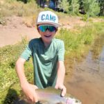 Beginner fly fishing class near Lake Tahoe.