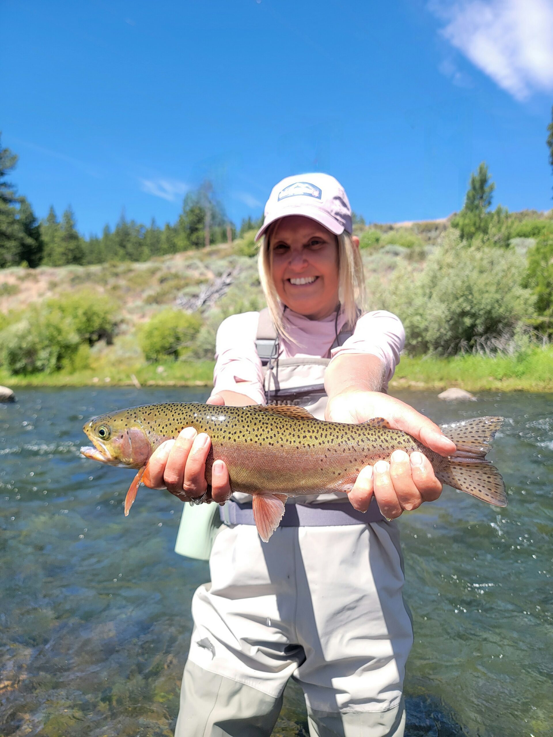 Little Truckee River crystal-clear trout water.