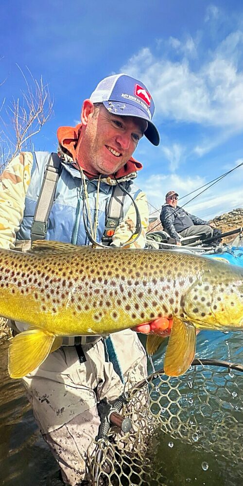 Truckee River brown trout in Nevada near Reno